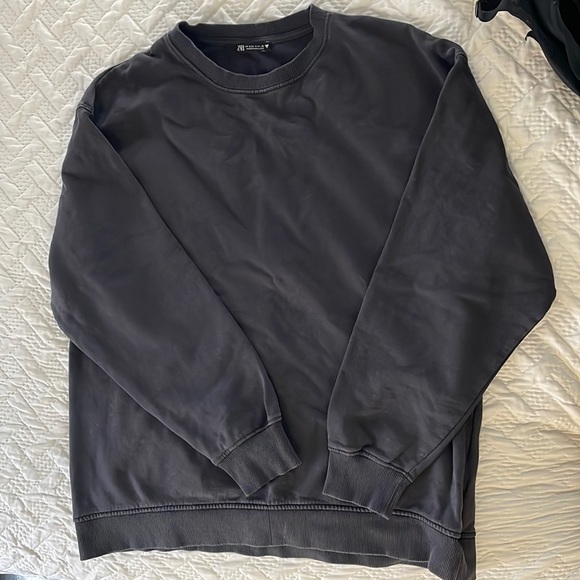 Zara Sweaters Zara Oversized Crewneck Sweatshirt Poshmark
